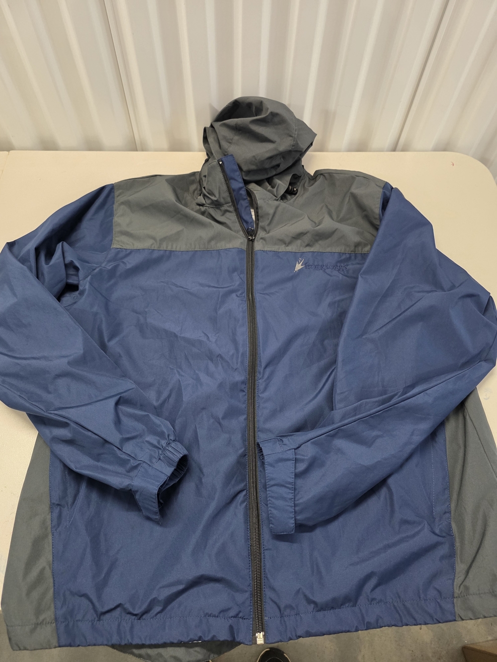 Waterproof Frogg Toggs Outerwear Rain Jacket M/L Blue Gray